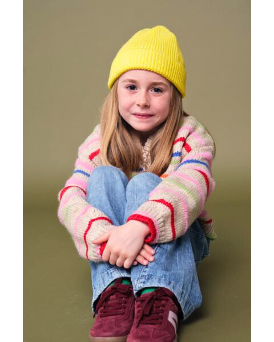 Kids Recycled Rib Beanie
