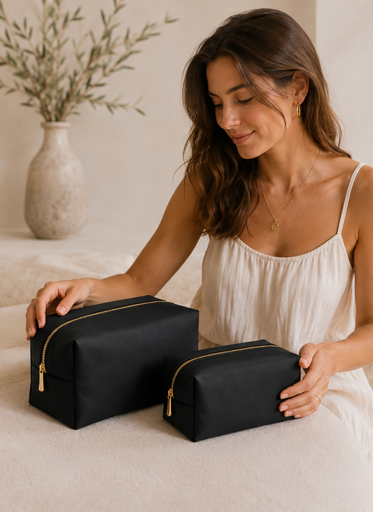 eckige Kulturtasche - Größe M