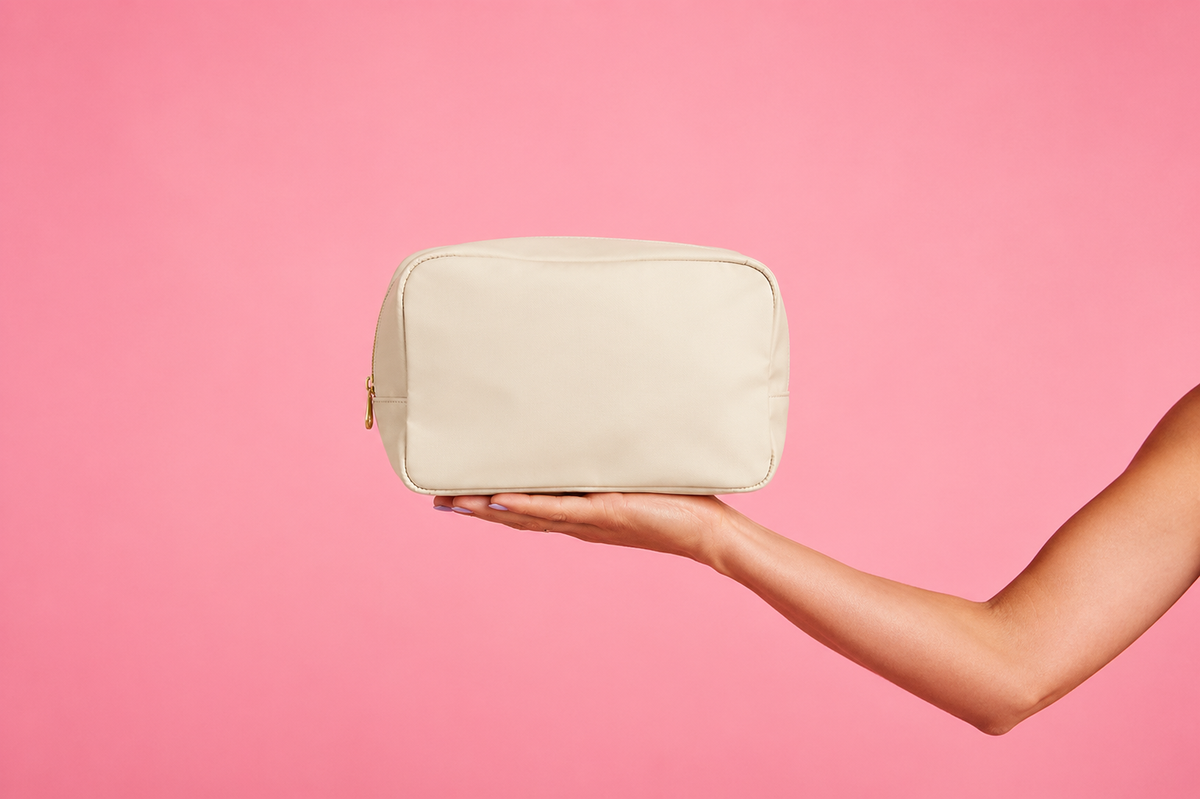 Farbenfrohe Kulturtasche – Größe M